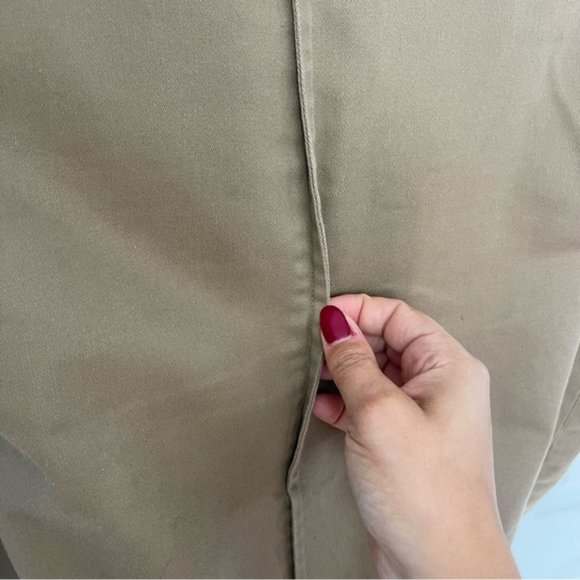 Maje Women's Eucacia Tan/Khaki Cropped Cotton Button Front Blazer Jacket Size 38 - Picture 10 of 10